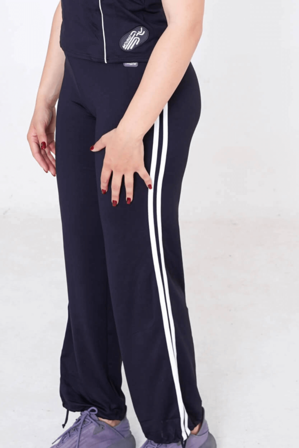 PANTALON LARGE NOIR ET BLANC